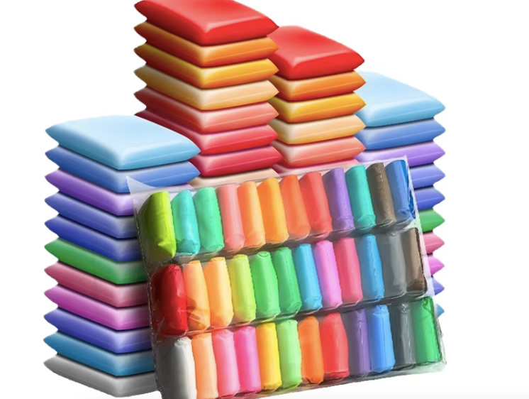 12/24/36-Color Non-Toxic Air Dry DIY Clay Set – 20cm Craft Tools for Kids, Ultra-Light Modeling Clay